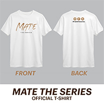 Mate The Series : T-shirt - White Size L