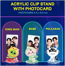 Off & Gun : PEBACA Acrylic Clip Stand