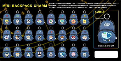 William & Est : Wesley - Mini Backpack Charm