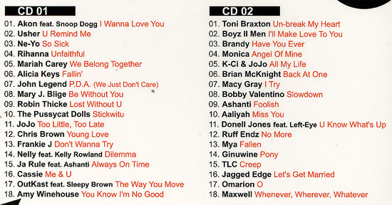 Best r&b love songs