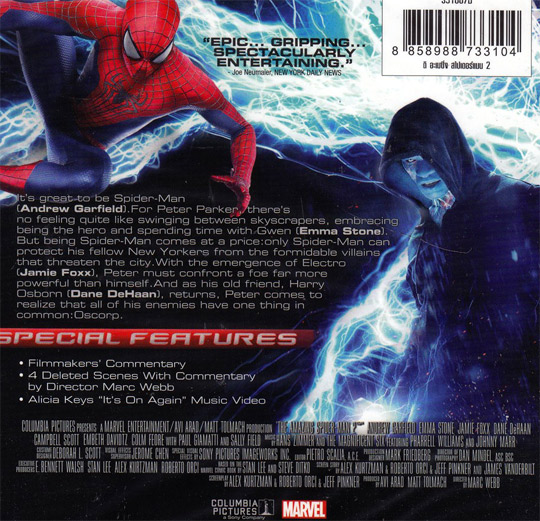 The Amazing SpiderMan 2 [ VCD ]