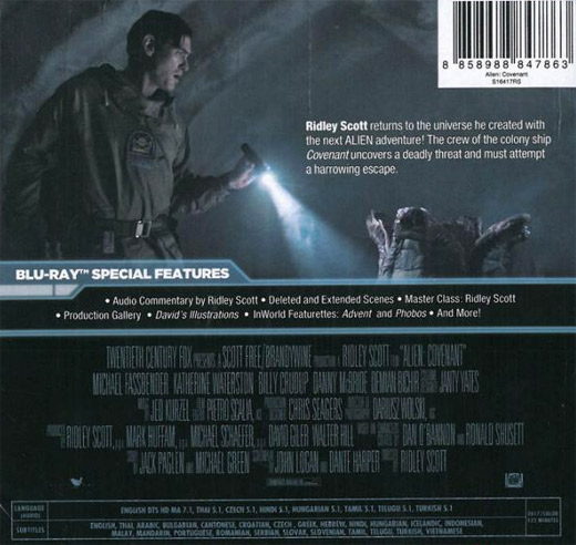 Alien Covenant Blu Ray Steelbook Ethaicd Com