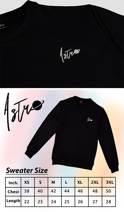 Astro : Stock Logo Sweater - Black Size XXL