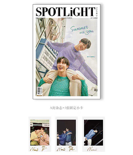 SPOTLiGHT magazine ZeeNunew セット Spotlight : Zee & NuNew - Cover A @ eThaiCD.com