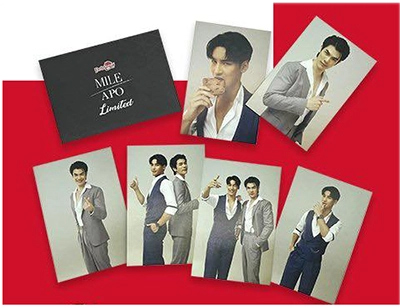 Kinnporsche mile apo Bible Build カード セット KinnPorsche World Tour Official Photo Cards Mile Apo Bible