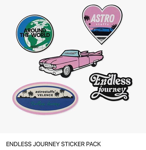 Astro : Endless Journey Sticker Pack @ eThaiCD.com