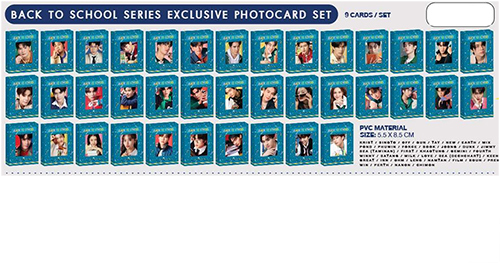 アイドル BACK TO SCHOOL PHOTOCARDSET JoongDunk Back To School Series : Dunk Natachai - Exclusive Photocard