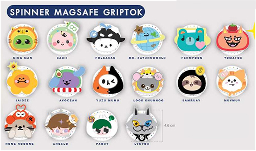 Pond & Phuwin : Permpoon - Spinner Magsafe Griptok @ eThaiCD.com